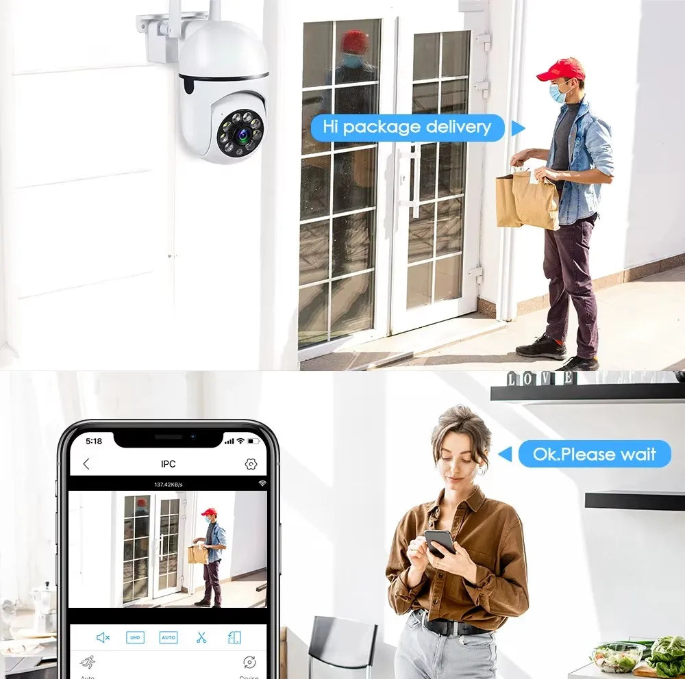 Wireless Security Surveillance PTZ Camera
