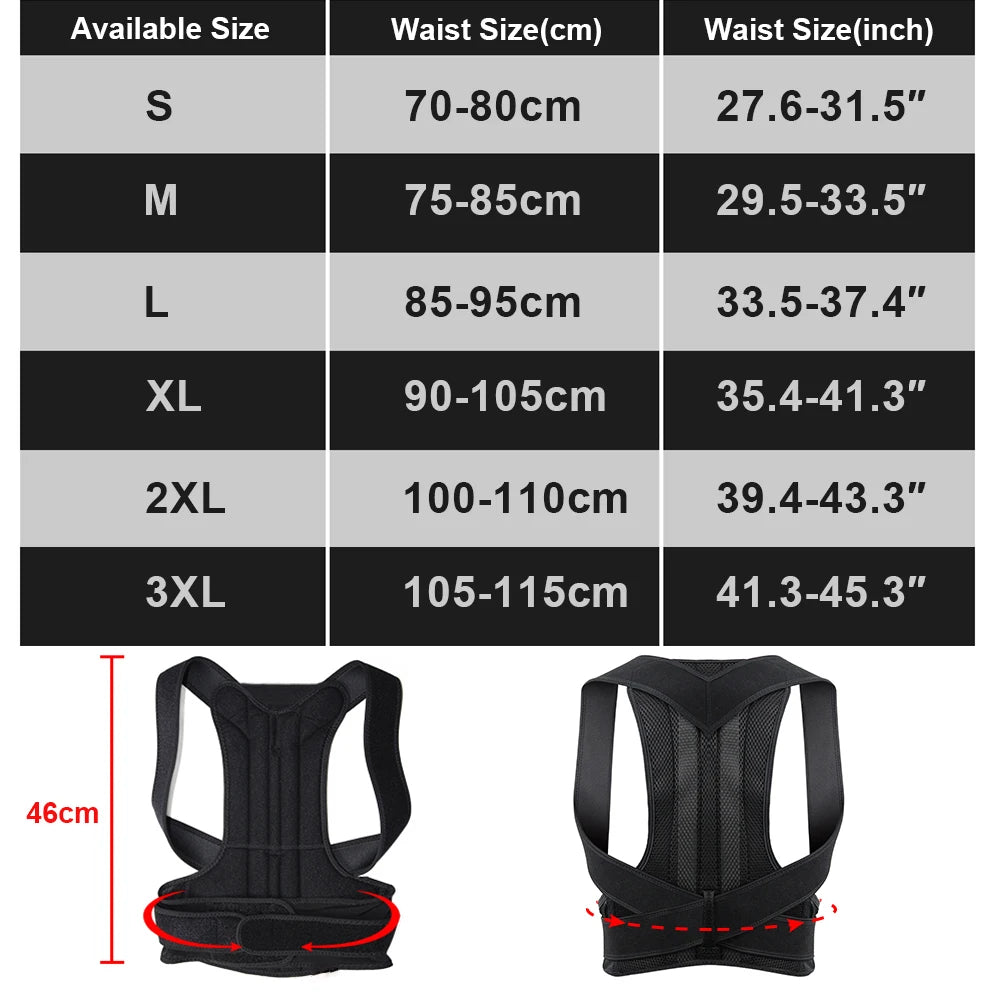 Back Brace Posture Corrector