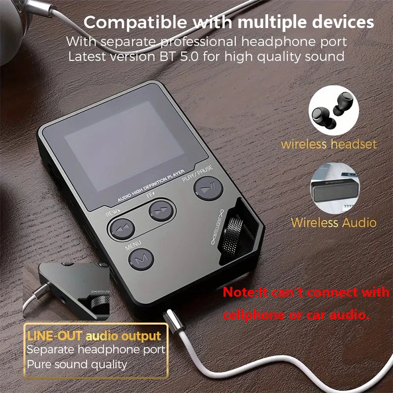 C5 8GB Lossless Bluetooth MP3 Music Player