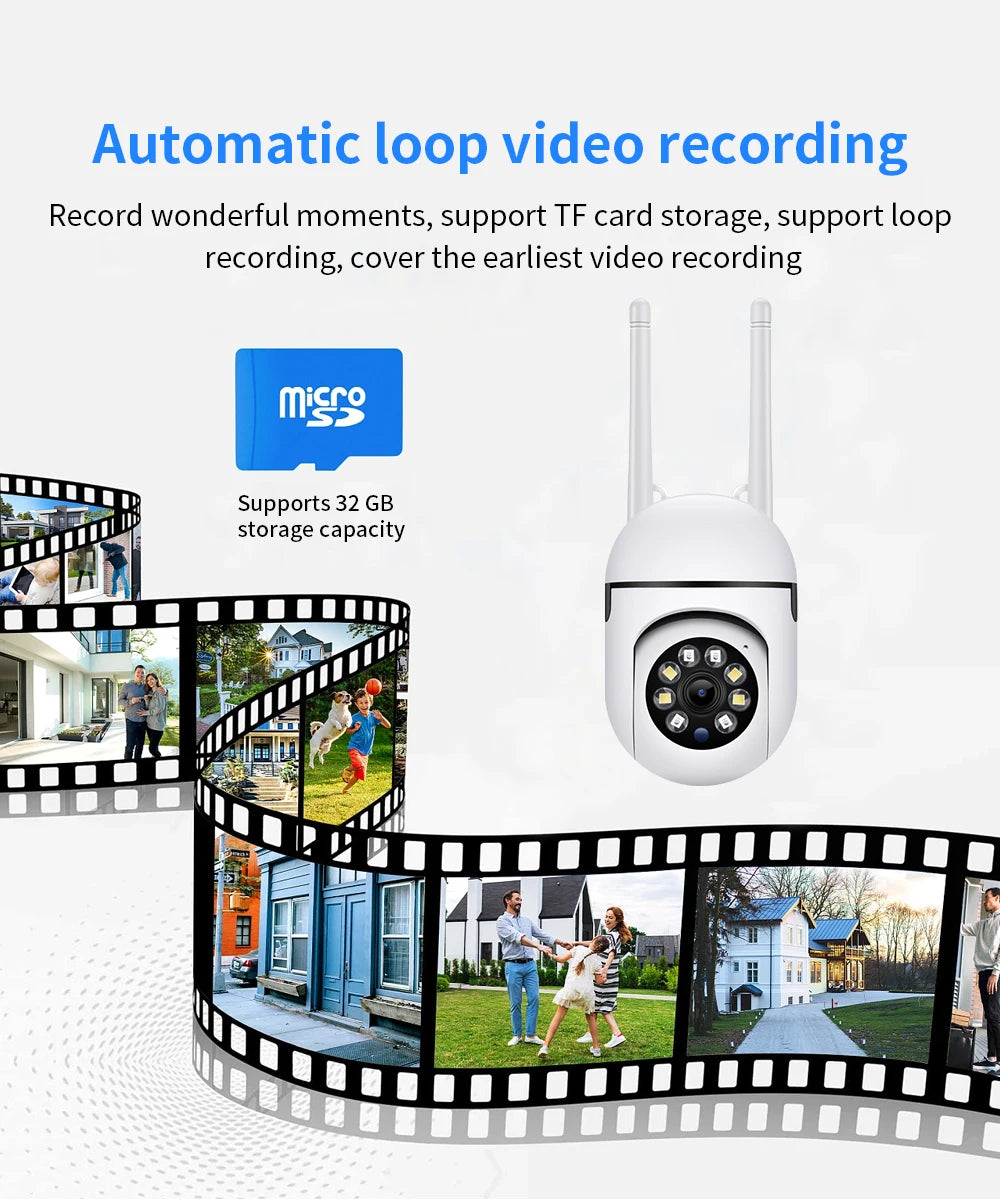 Wireless Security Surveillance PTZ Camera