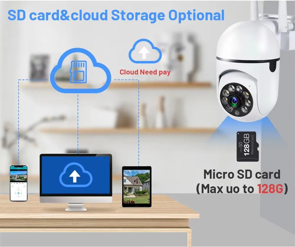 Wireless Security Surveillance PTZ Camera