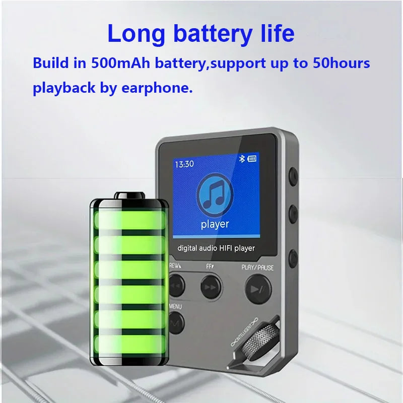 C5 8GB Lossless Bluetooth MP3 Music Player