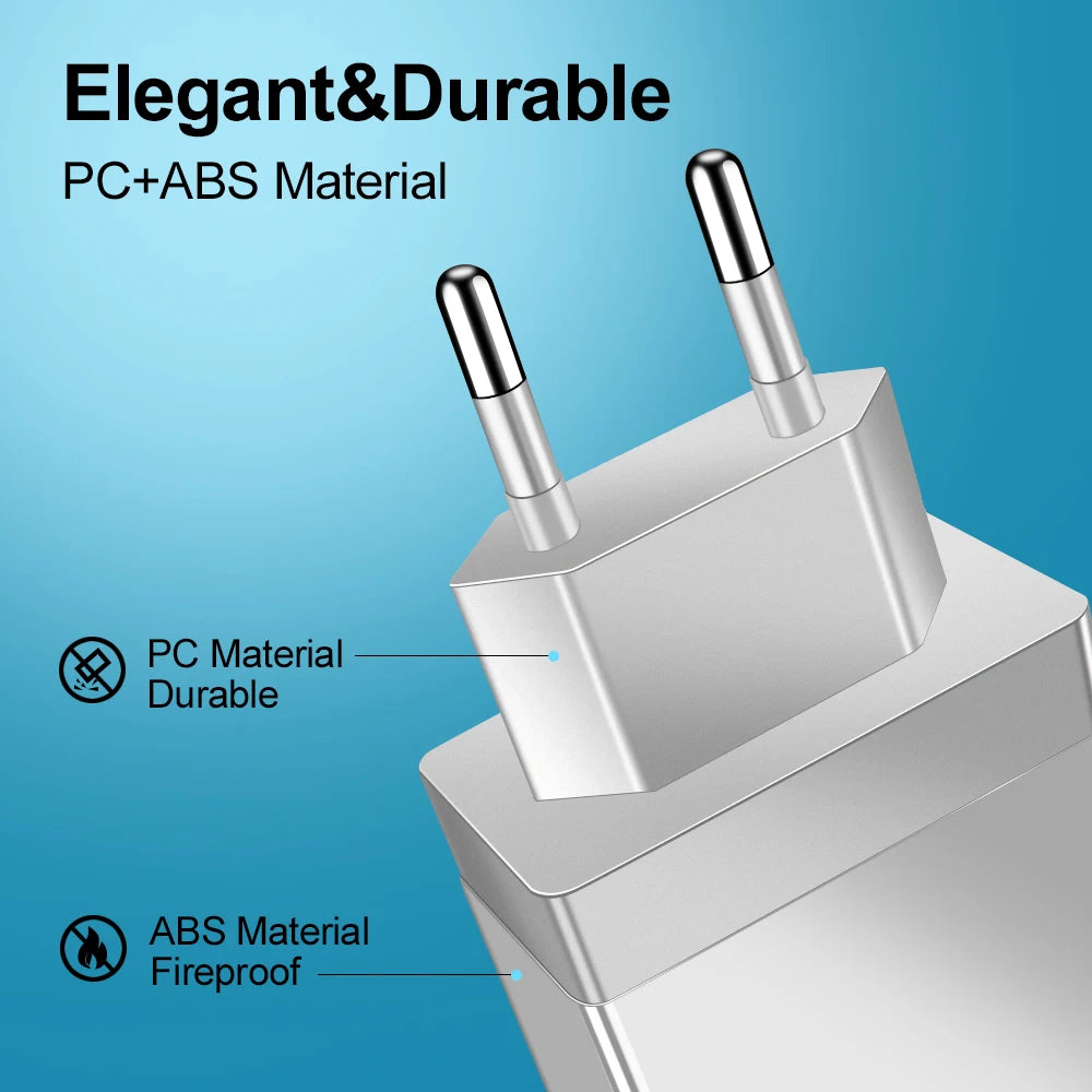 3A USB Charger 4 Port USB Quick Charge
