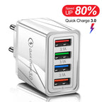 3A USB Charger 4 Port USB Quick Charge