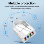 3A USB Charger 4 Port USB Quick Charge