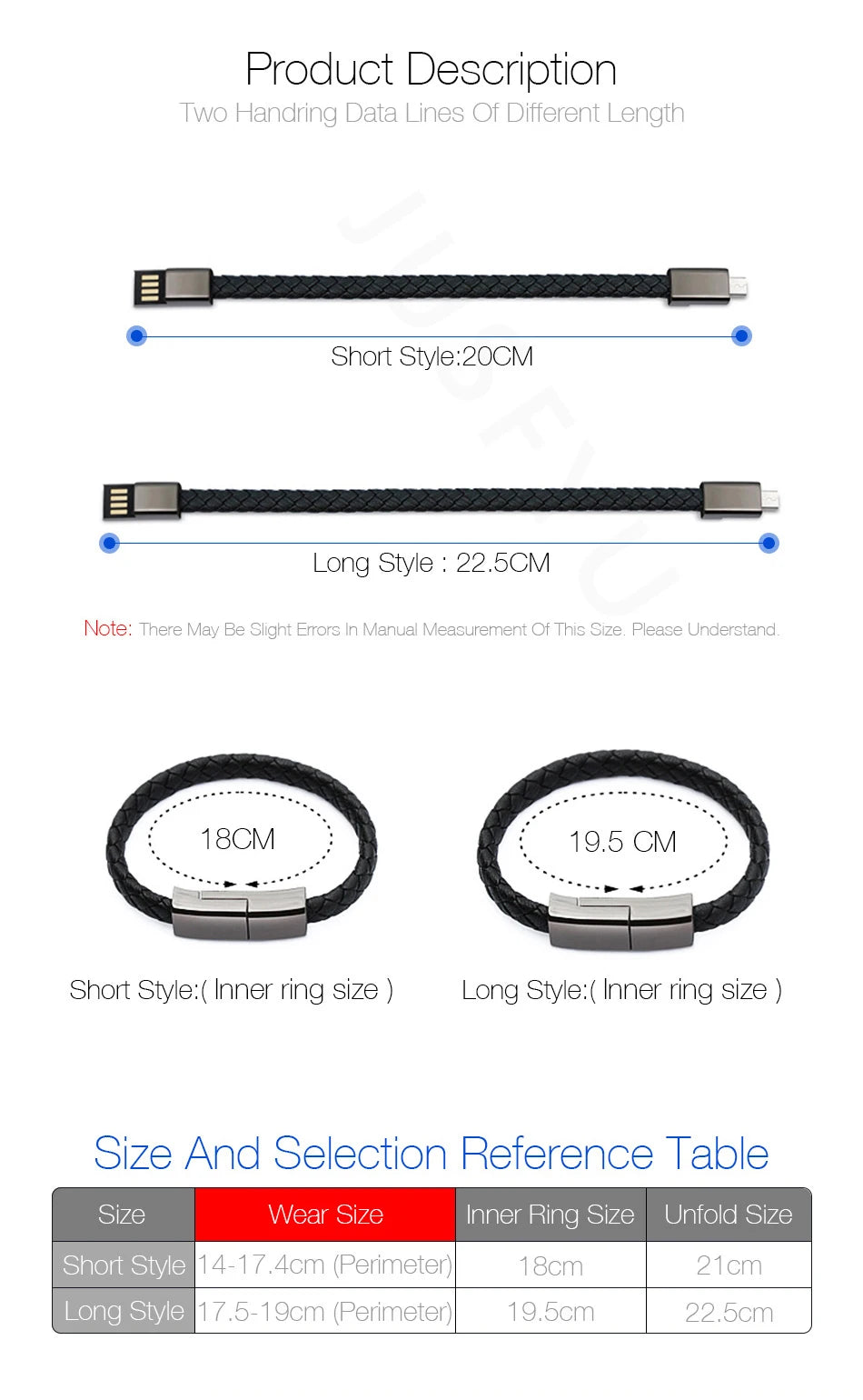 Bracelet USB