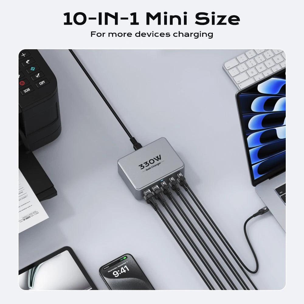 330W USB C GaN Charger