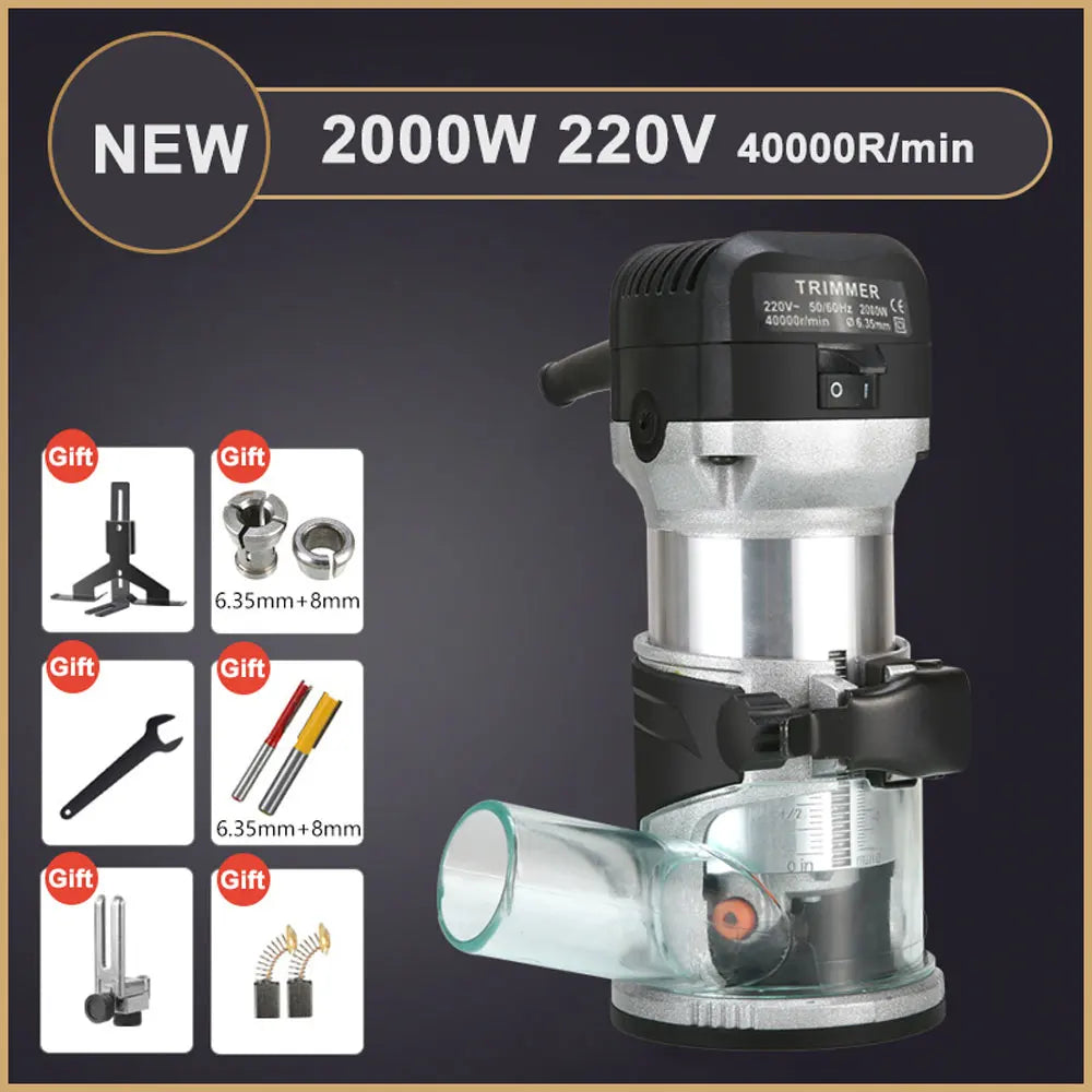 800W/2000W Electric Wood Router