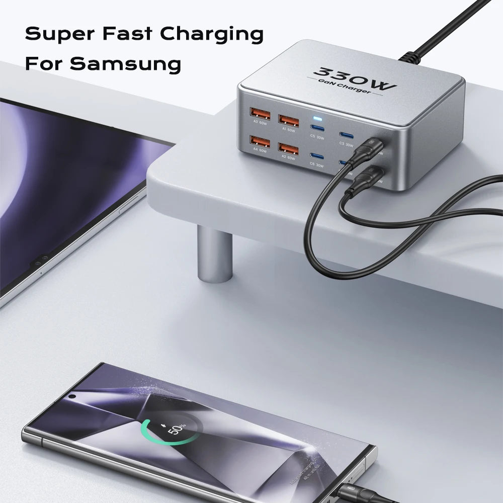 330W USB C GaN Charger