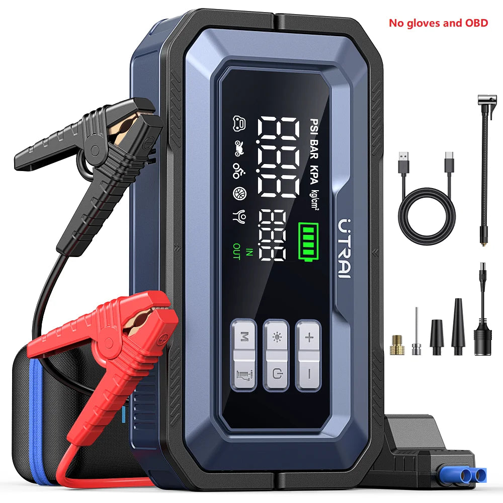 UTRAI All-in-One 7000A Car Jump Starter with Air Compressor
