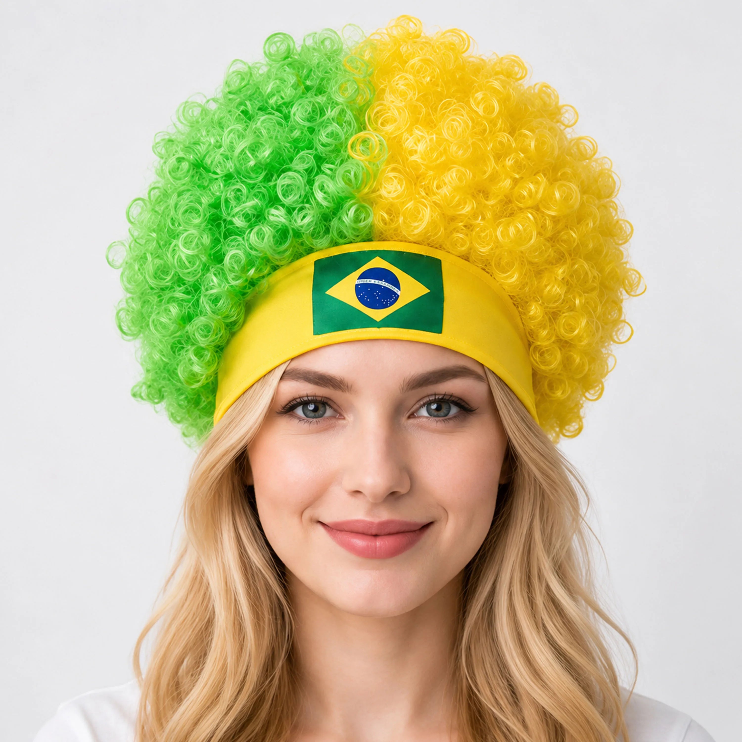 2026 World Cup Curly Wig