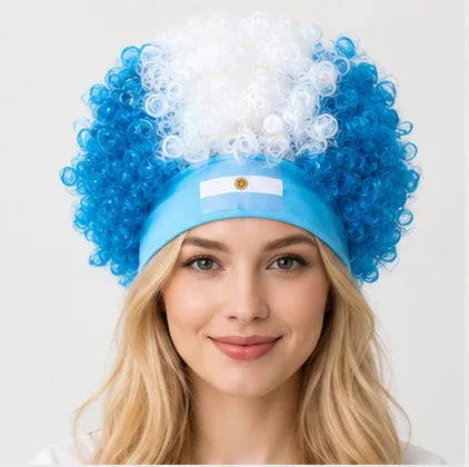 2026 World Cup Curly Wig