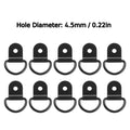 10Pcs D Rings Tie