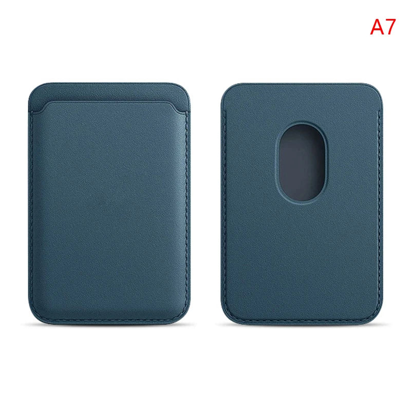 Magnetic Leather Wallet Case