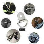 10Pcs D Rings Tie