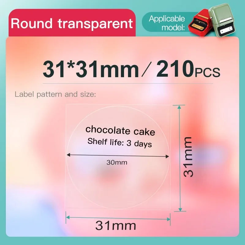 Round Label Sticker