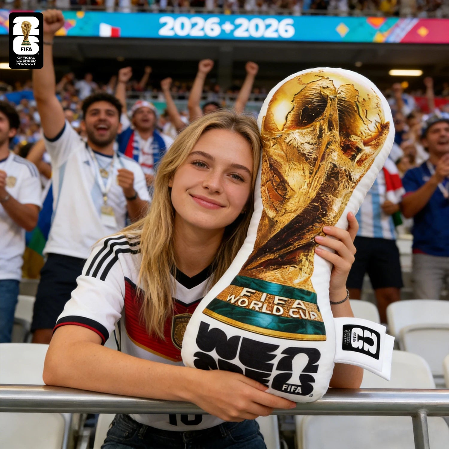 2026 FIFA World Cup Trophy Pillow
