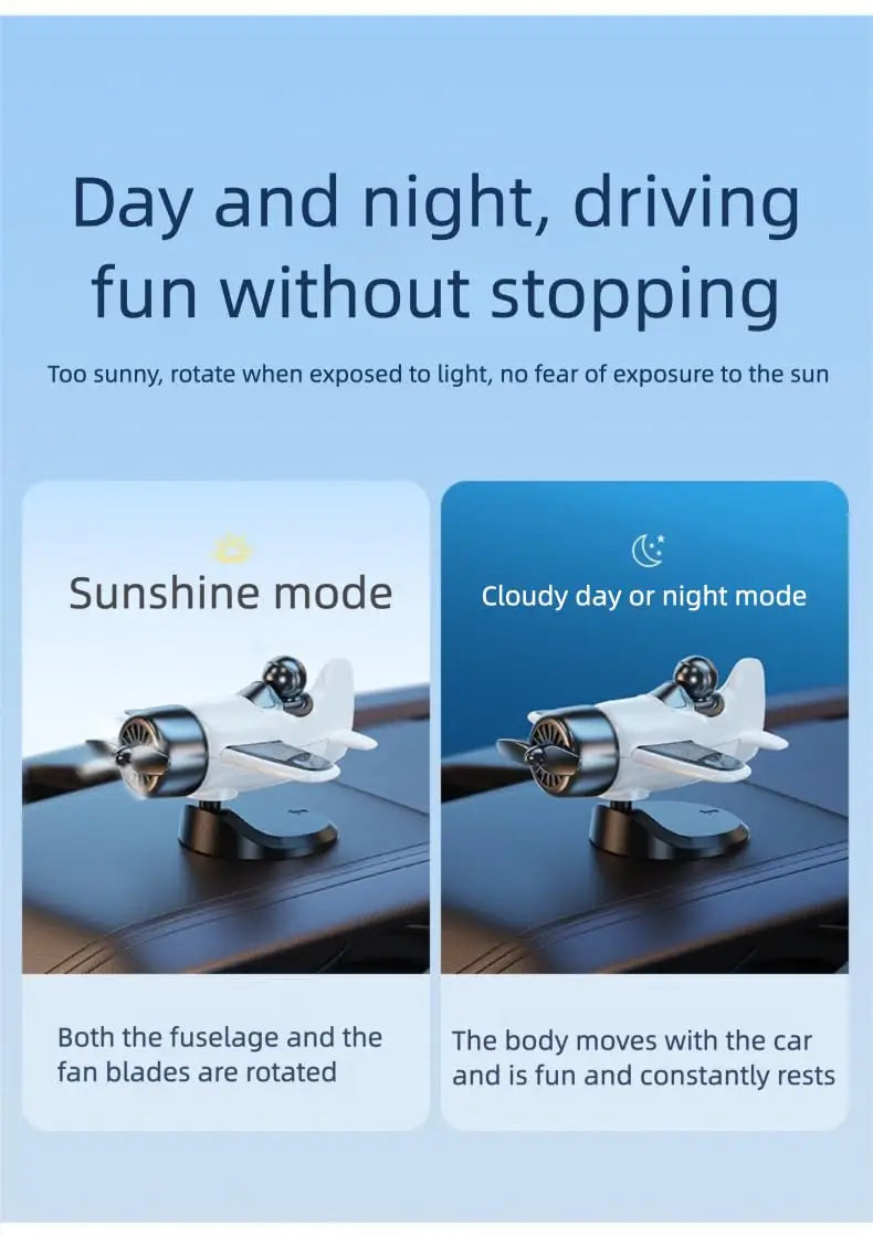 Rotating Airplane Car Dashboard