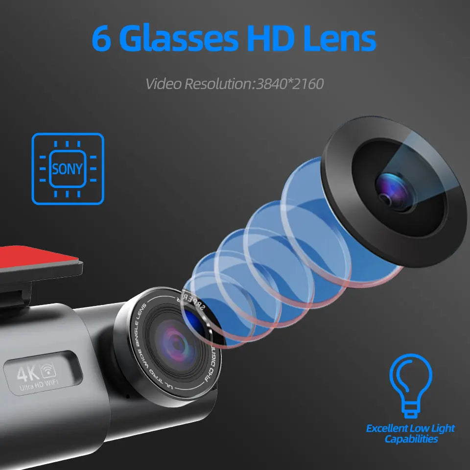 Dash Cam 4K UHD