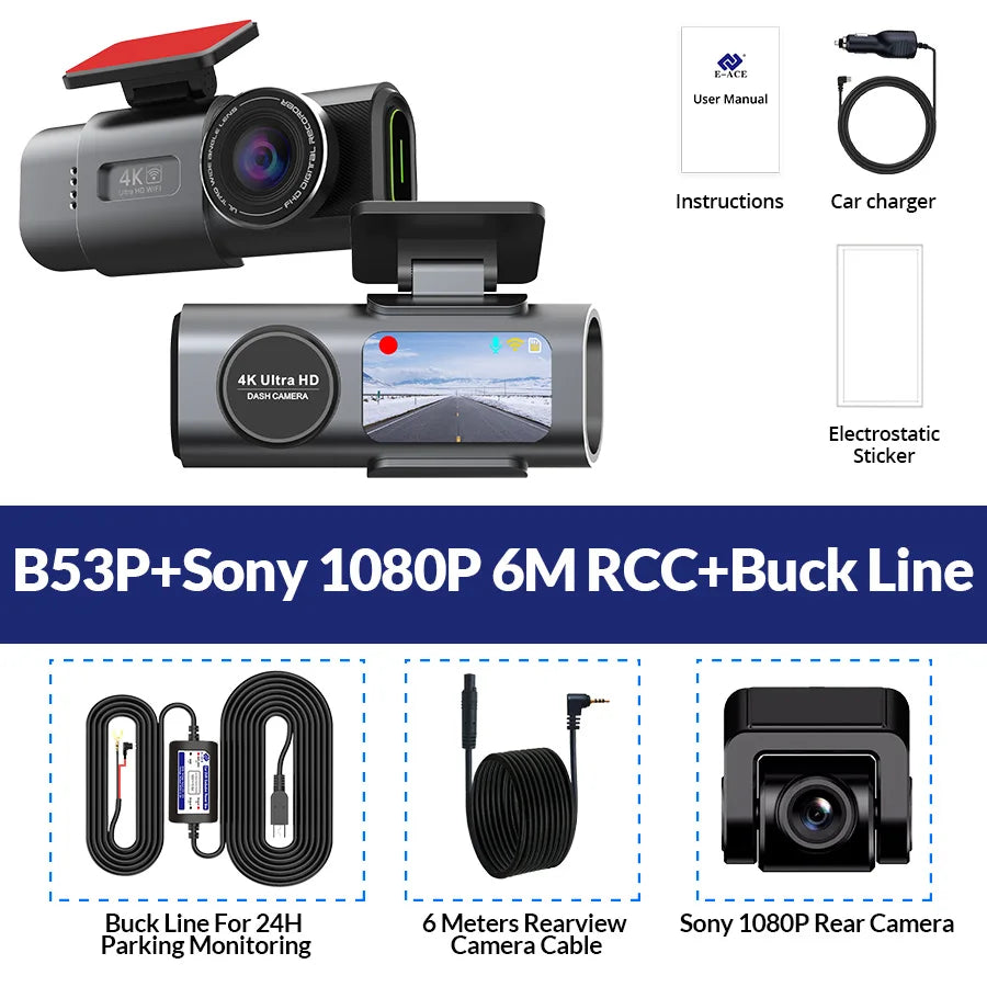 Dash Cam 4K UHD
