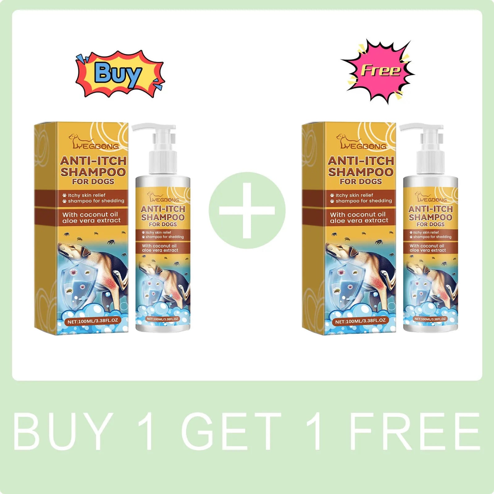 Dog Shampoo Conditioner Moisturizing for Sensitive Skin