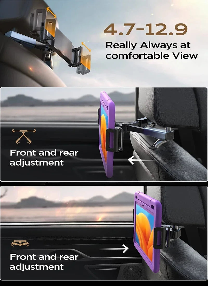Car Back Seat Headrest Phone Holder