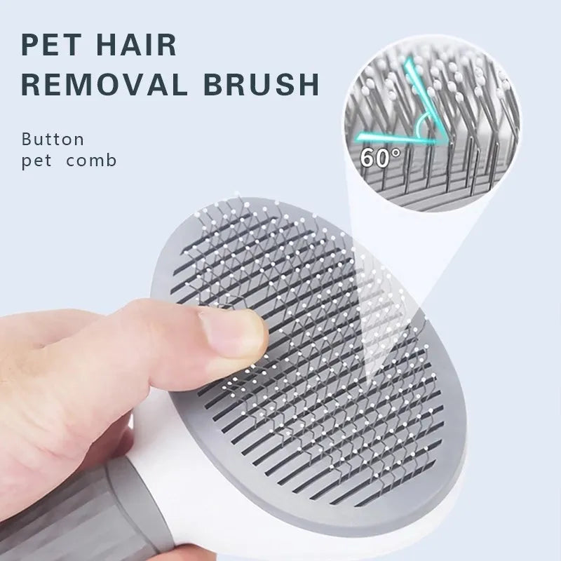 Pet Brush Self Cleaning