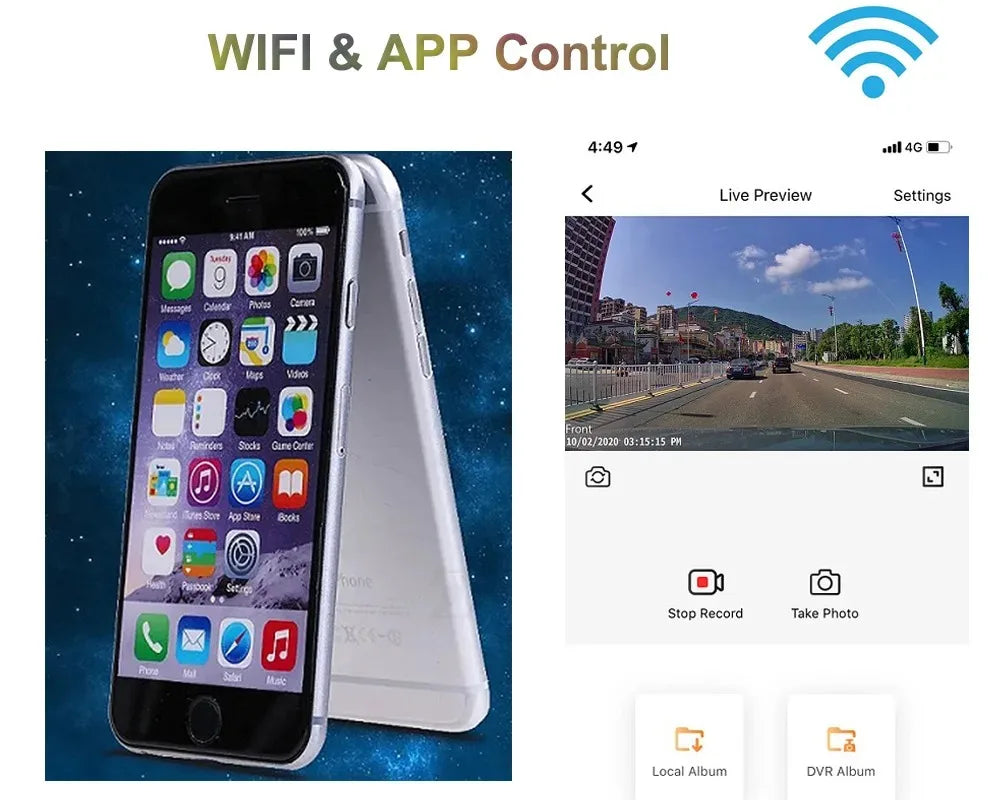 WiFi Car DVR Dash Cam