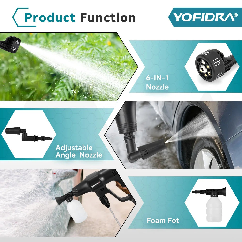 200Bar Brushless High Pressure Car Washer