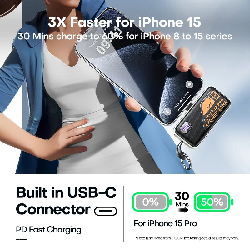 QOOVI Mini Powerbank 5000mah
