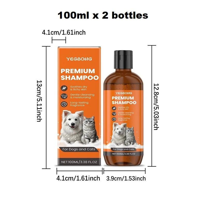100ml Natural Ingredients Pet Shampoo