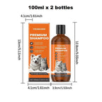 100ml Natural Ingredients Pet Shampoo