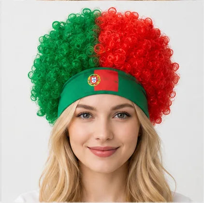 2026 World Cup Curly Wig