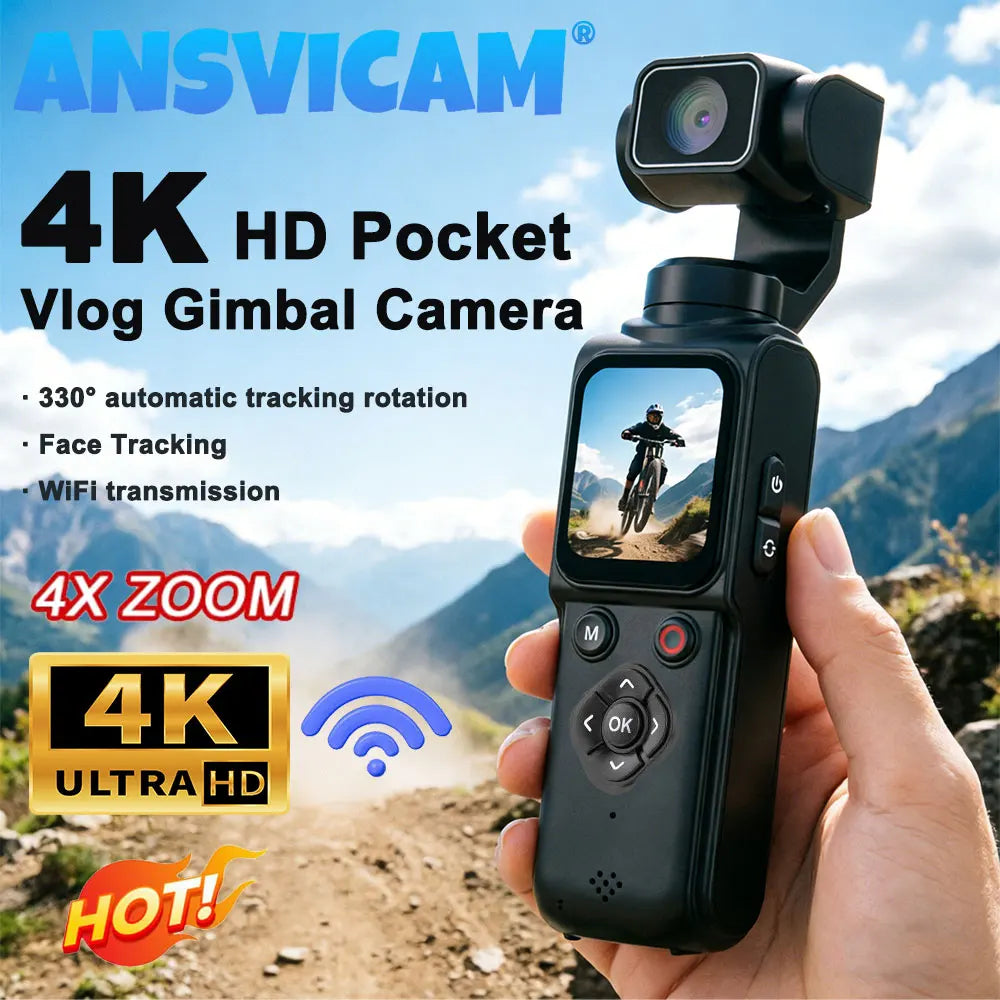 4K Wifi Pocket Vlogging Camera