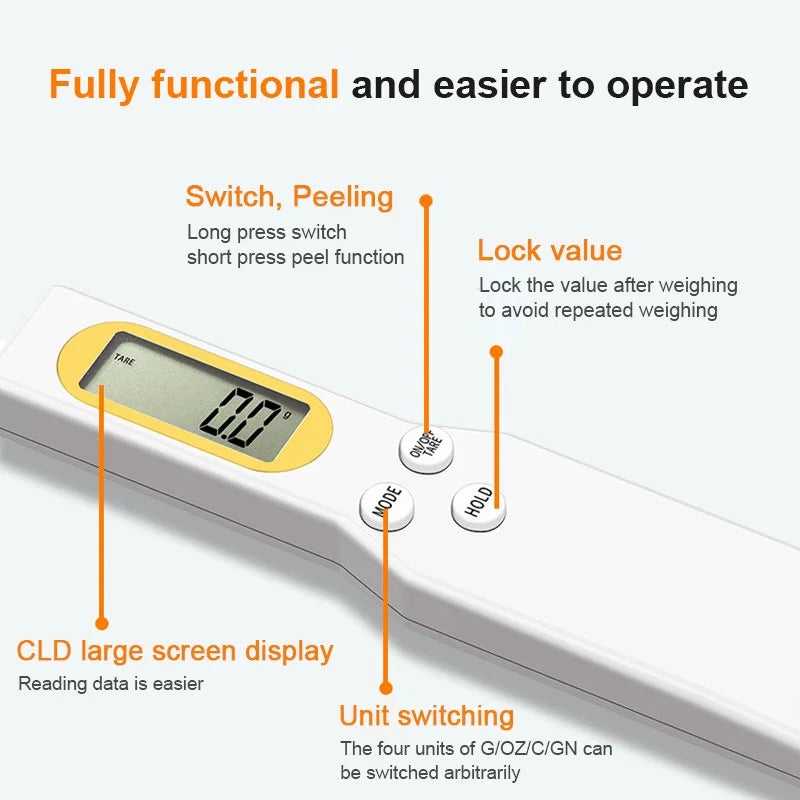 Mini Spoon Digital Scale