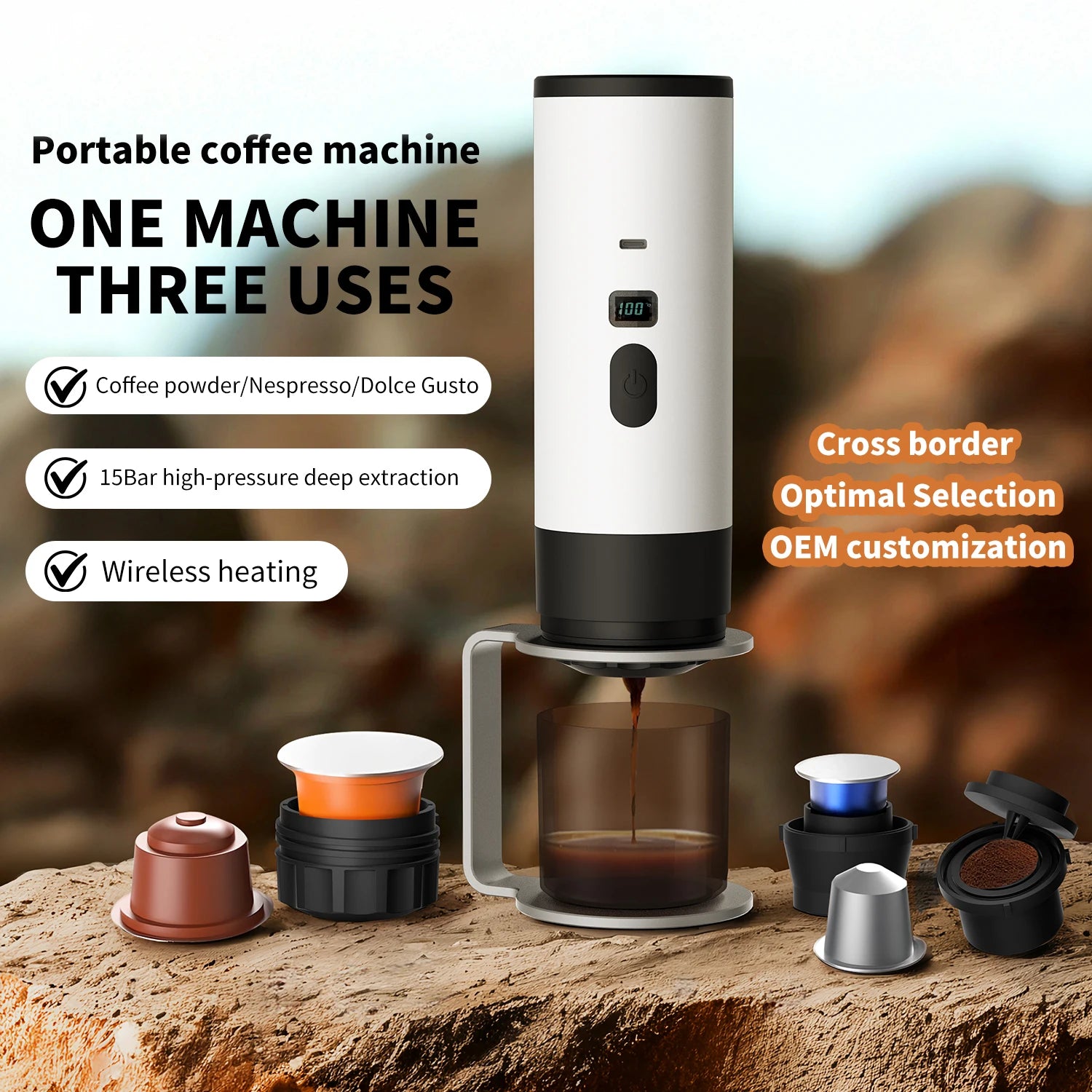 Portable Electric Coffee Maker