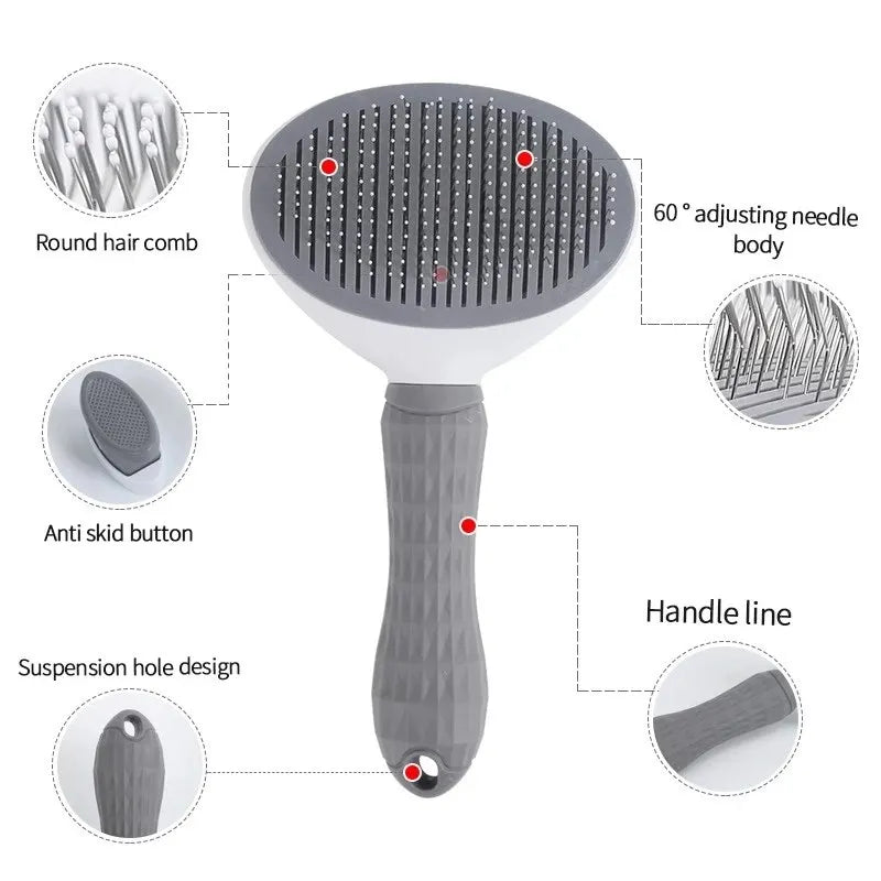 Pet Brush Self Cleaning