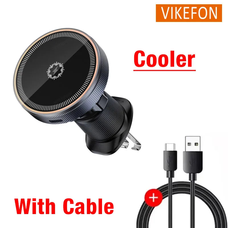 Cooling Magnetic Wireless Car Charger