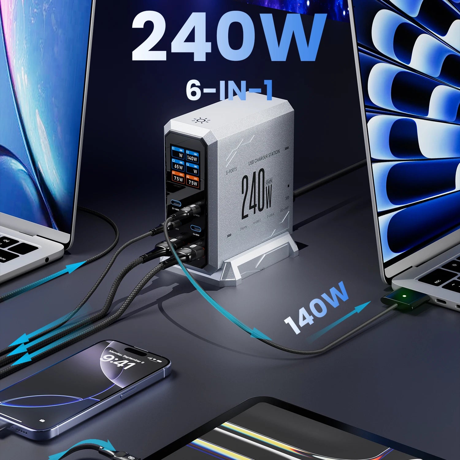 240W GaN Charger