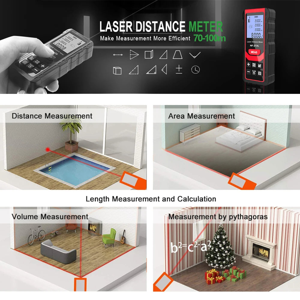 Laser Distance Meter 40M 80M