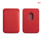 Magnetic Leather Wallet Case