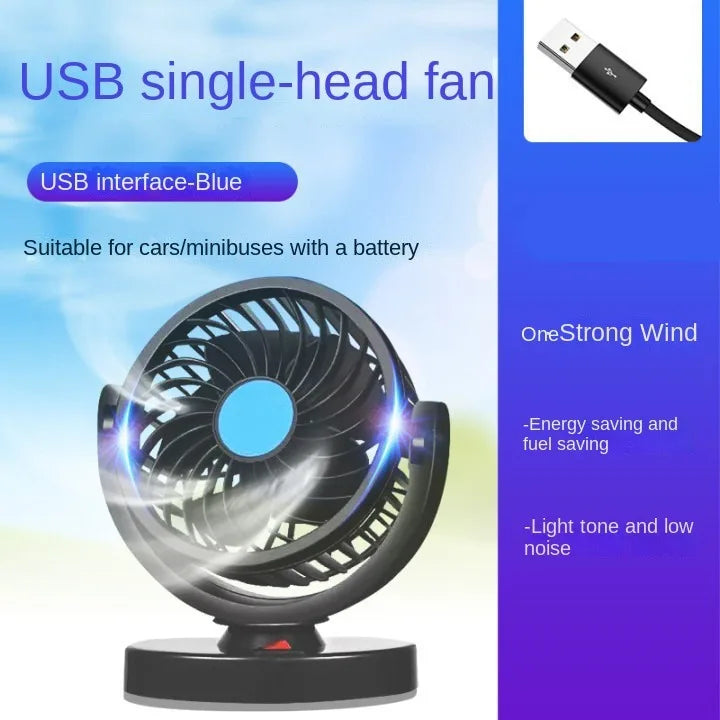 Car Fan 360° Adjustable