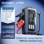 UTRAI All-in-One 7000A Car Jump Starter with Air Compressor