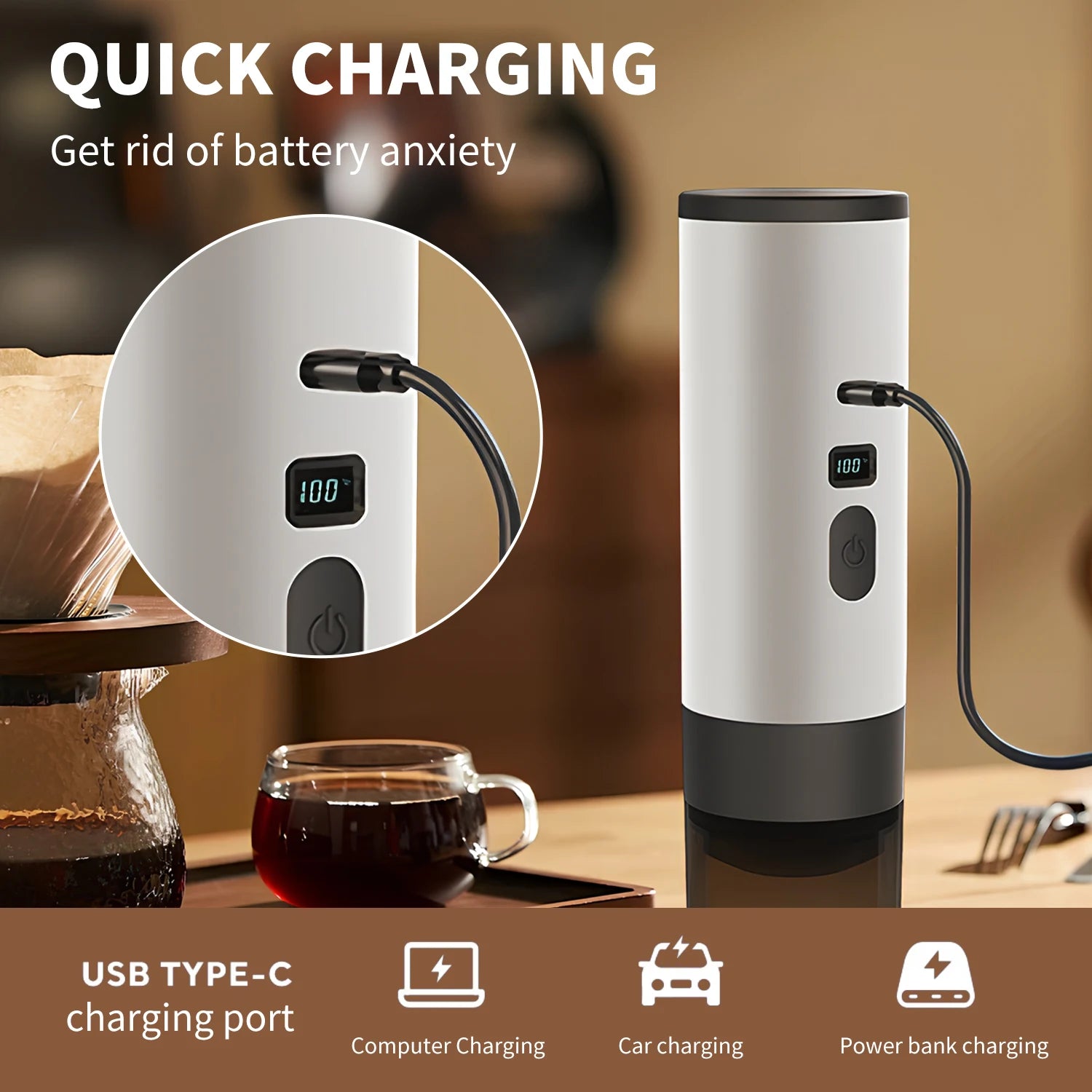 Portable Electric Coffee Maker