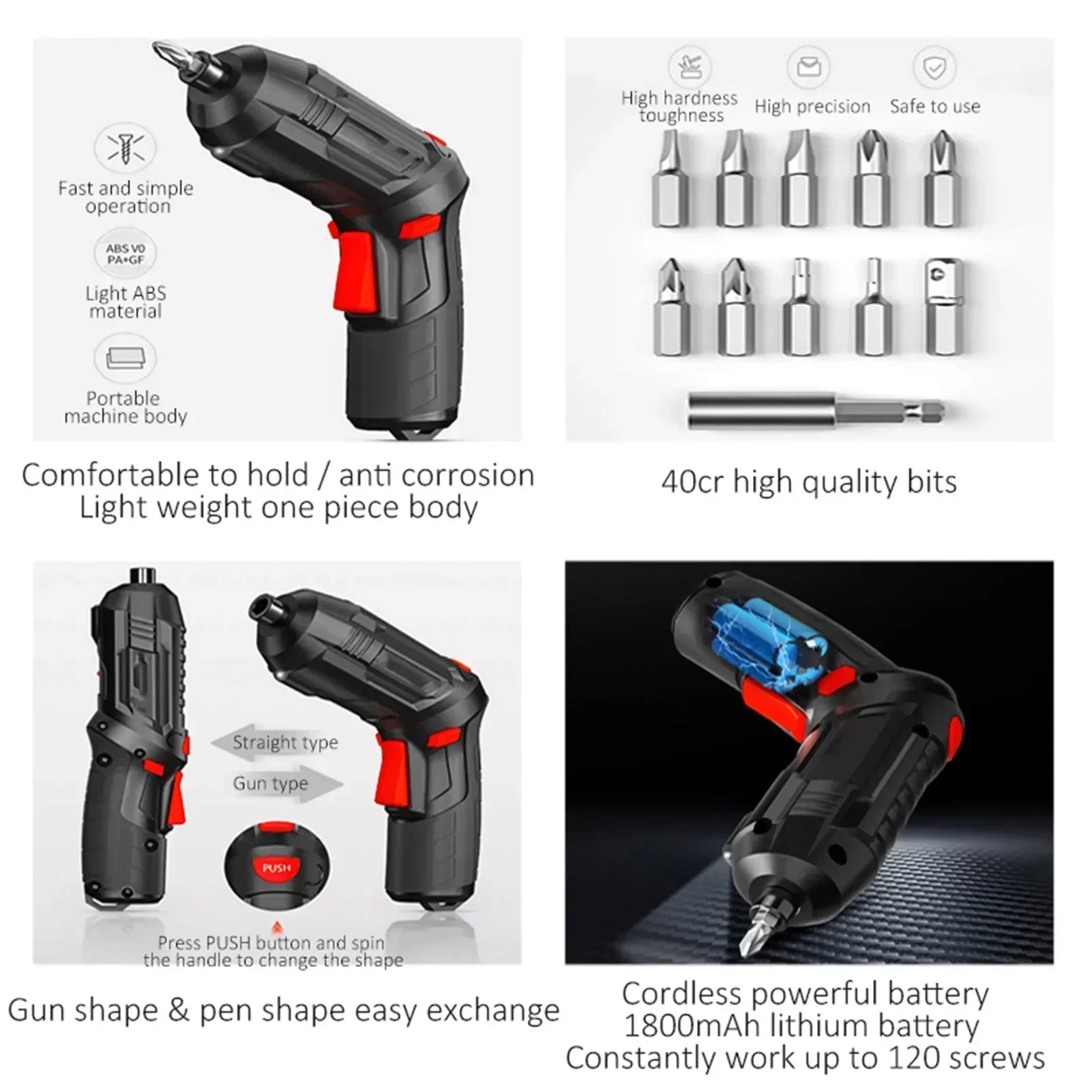 Portable Electric Screwdriver