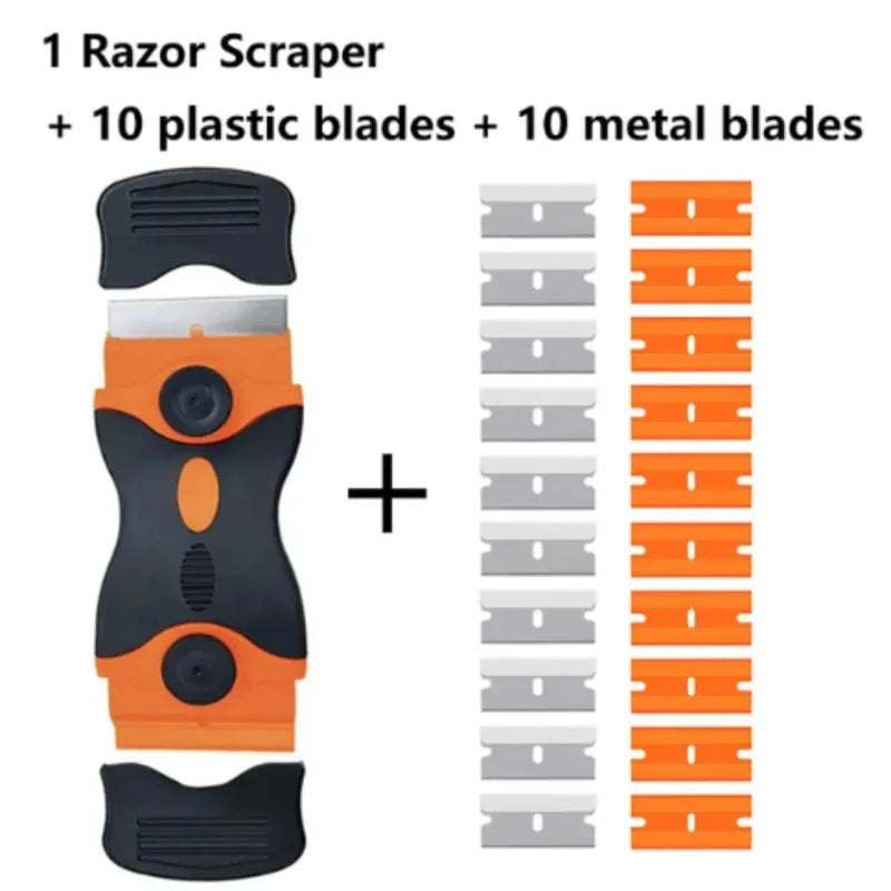 Plastic & Metal Razor Blade Scraper