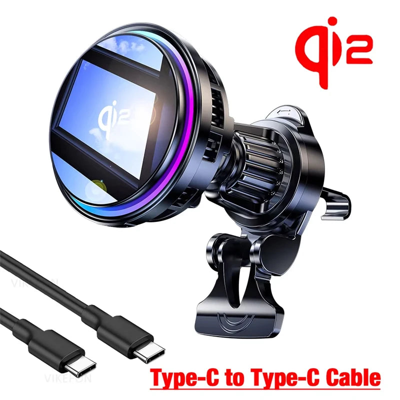 Cooling Magnetic Wireless Car Charger