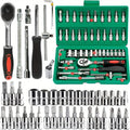46pc Drive Socket Set Wrench