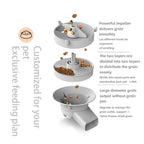 5L Double Bowls  Cat Feeder With Camera