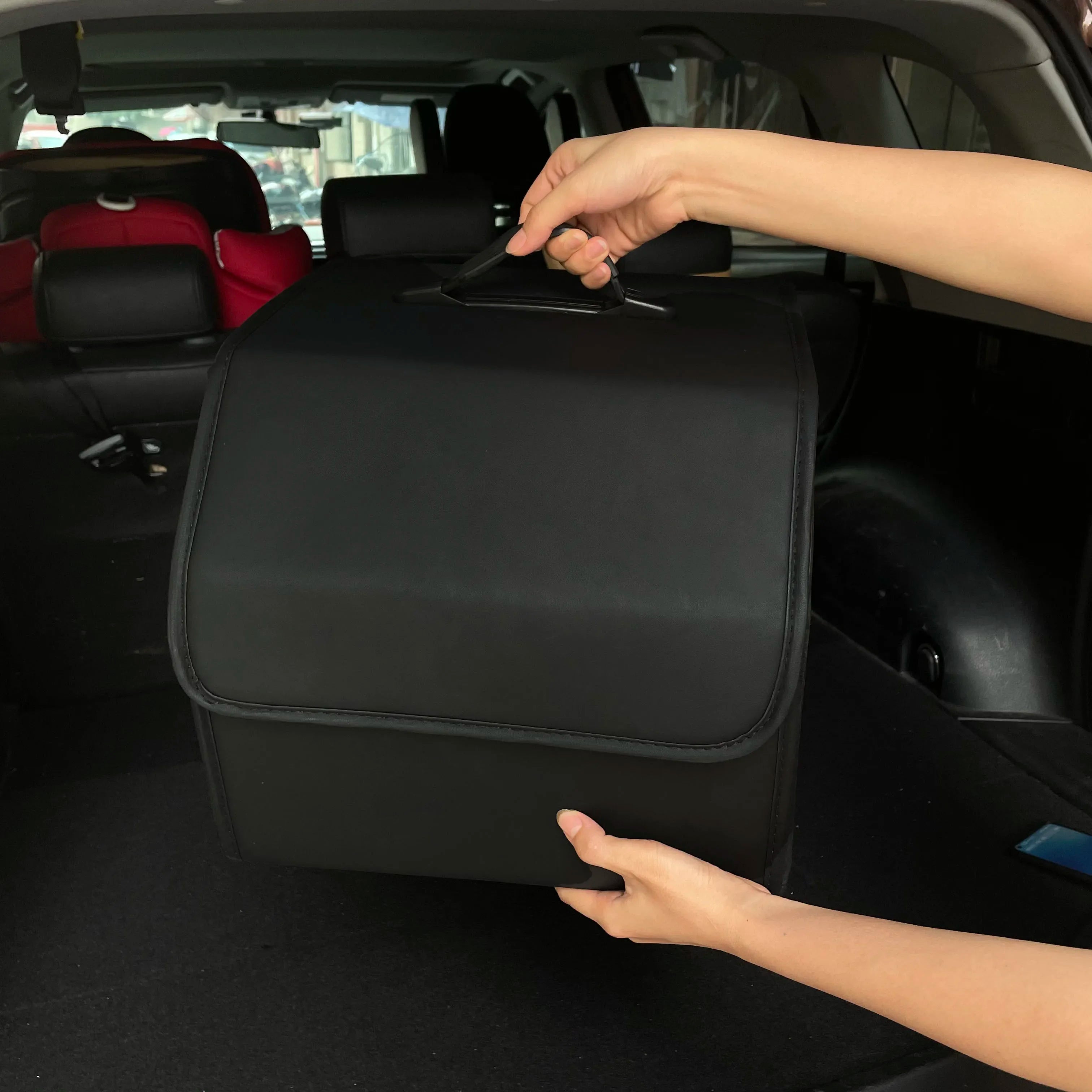 Storage Box PU Leather Multipurpose